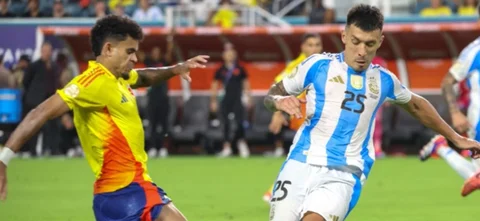 Luis Díaz disputó la final de la Copa América 2024 - AFP