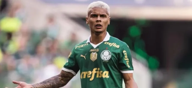 Richard Ríos ha jugado 93 partidos con Palmeiras / AFP