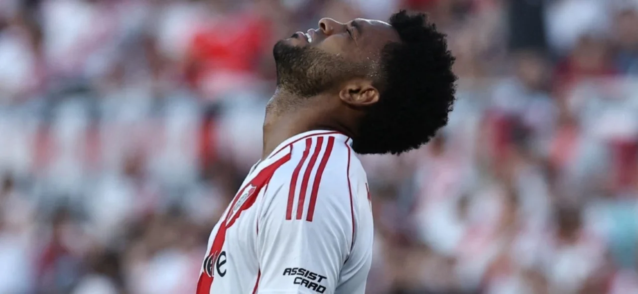 Miguel Ángel Borja, en el ojo del huracán en Argentina / AFP