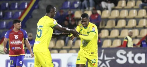 Atlético Bucaramanga ganó fuera de casa ante Deportivo Pasto / VizzorImage / Leonardo Castro