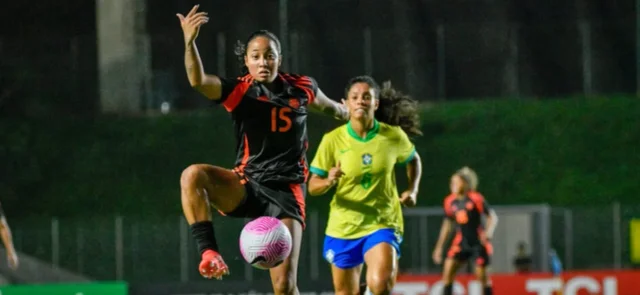 Colombia cayó en su segundo amistoso ante Brasil en Octubre / FCF