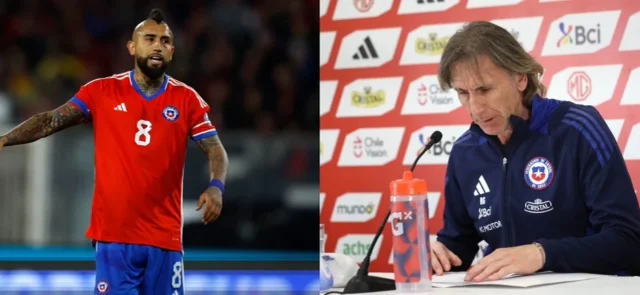 Arturo Vidal criticó a Ricardo Gareca por su convocatoria en Chile. / AFP.