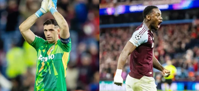 El 'Dibu' Martínez reconoció el nivel de Jhon Jader Durán.