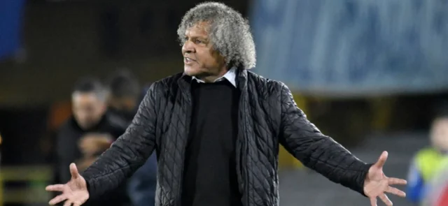 Alberto Gamero se mostró feliz por la victoria ante Santa Fe /VizzorImage / Luis Ramirez