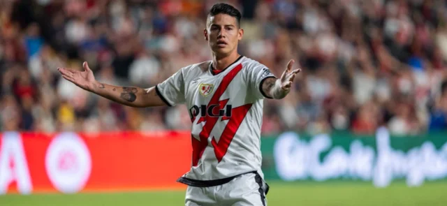 Un directivo de Rayo Vallecano habló de James Rodríguez / AFP
