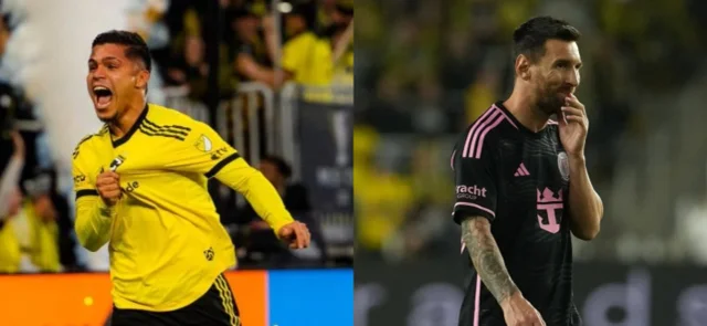 Juan Camilo Hernández se acercó a una cifra récord de Messi / AFP