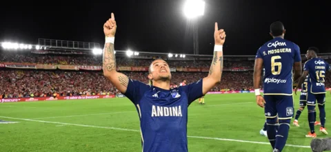 Millonarios venció en Bogotá a Independiente Santa Fe / VizzorImage / Felipe Caicedo