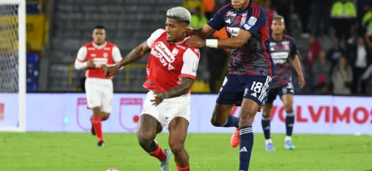 Independiente Santa Fe y Medellín se repartieron puntos / VizzorImage / Felipe Caicedo