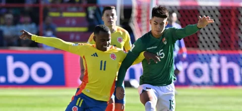 Bolivia venció 1-0 a Colombia por la fecha 9 - AFP