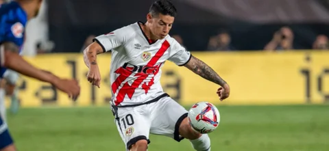 James Rodríguez jugó su cuarto partido con Rayo Vallecano / AFP