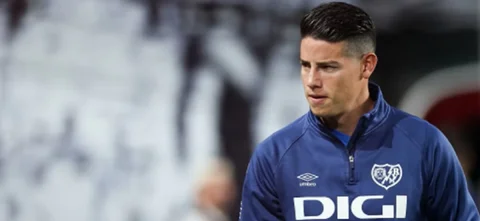 James Rodríguez entró dentro de los convocados de Rayo Vallecano / AFP