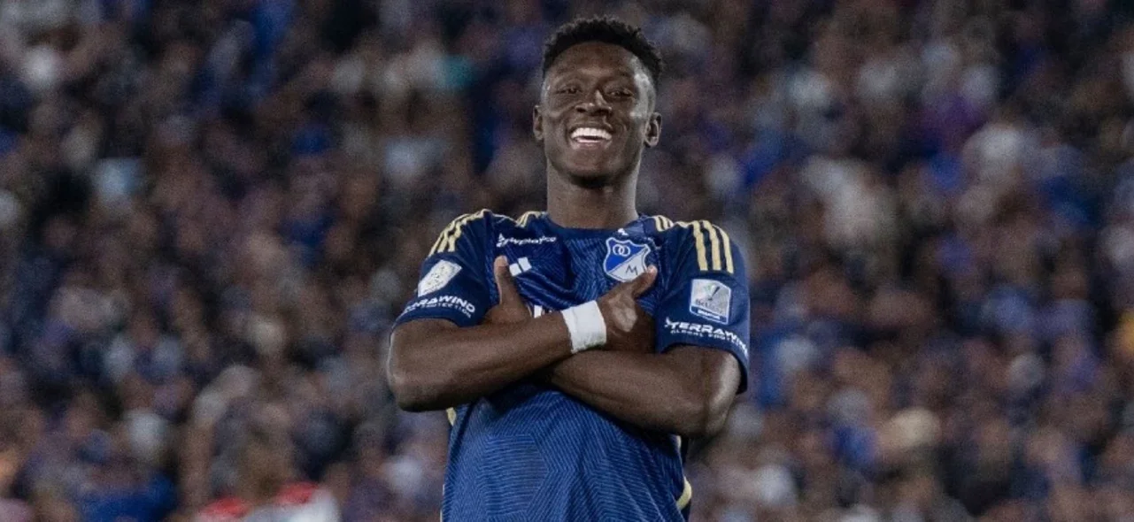 Jhon Emerson Córdoba lleva 5 goles con Millonarios / Foto: Millonarios Oficial
