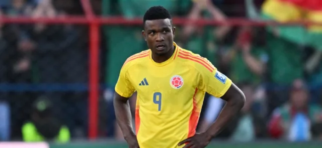 Jhon Córdoba jugó el Bolivia 1-0 Colombia - AFP