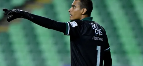 Johan Wallens, portero de Unión Magdalena - VizzorImage