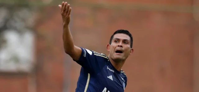 Mackalister Silva vive su tercer ciclo con Millonarios / VizzorImage / Jaime Jaramillo