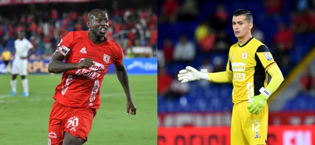 Adrián Ramos y Jorge Soto fueron las grandes figuras en la victoria de América. / VizzorImage.