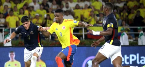 Colombia perdió ante Ecuador. / VizzorImage.