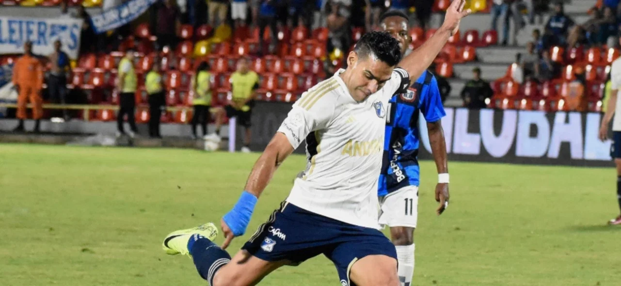 Radamel Falcao, delantero de Millonarios - VizzorImage / David Murillo