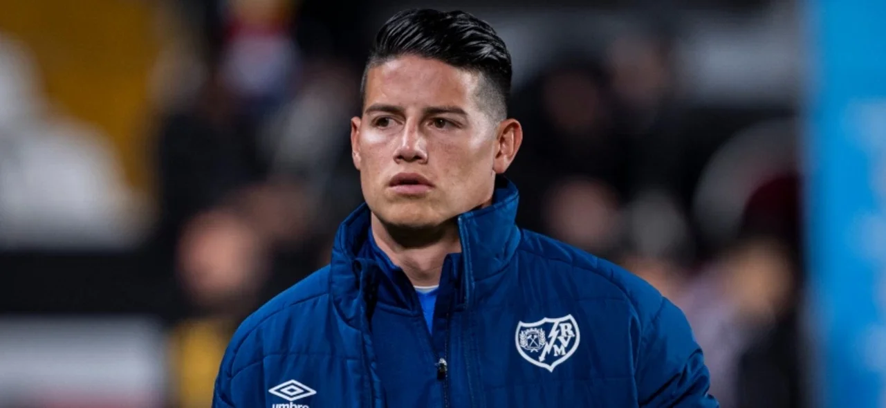 James Rodríguez no pasa por un buen momento con Rayo Vallecano / AFP