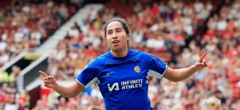 Mayra Ramírez, delantera de Chelsea - AFP