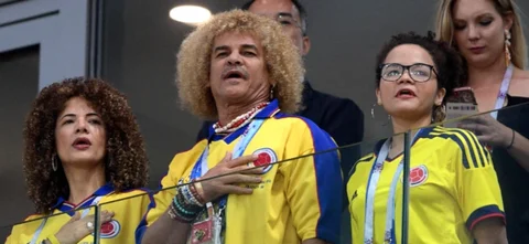 'Pibe' Valderrama, exjugador de la selección Colombia - AFP