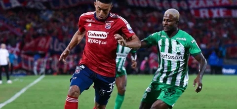 Independiente Medellín estuvo muy cerca del gol.