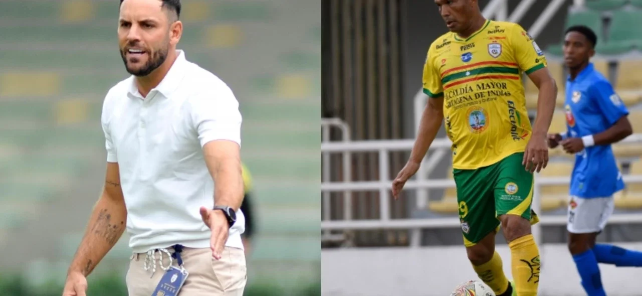 Emotivo abrazo de Sebastián Viera y Teófilo Gutiérrez / VizzorImage / Gabriel Aponte