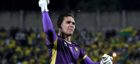 Aldair Quintana, portero de Bucaramanga - VizzorImage