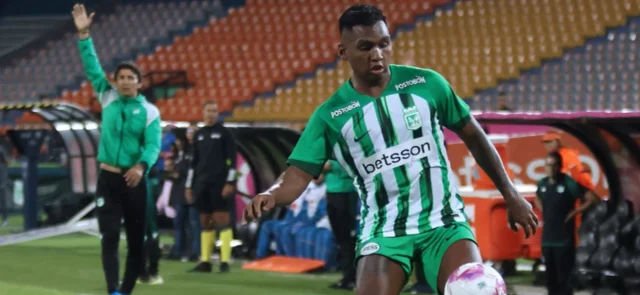 Alfredo Morelos fue titular ante Independiente Medellín con Nacional / VizzorImage / Jaime Jaramillo