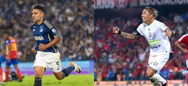 Falcao García y Dayro Moreno, dos de los máximos goleadores en la historia de Colombia / VizzorImage