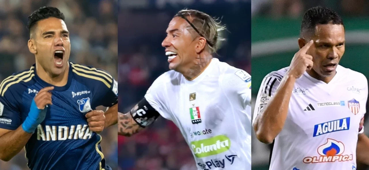 Falcao García, Dayro Moreno y Carlos Bacca - VizzorImage