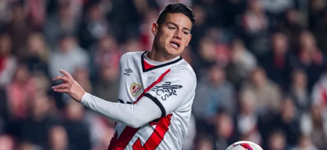 James Rodríguez en Rayo Vallecano - AFP