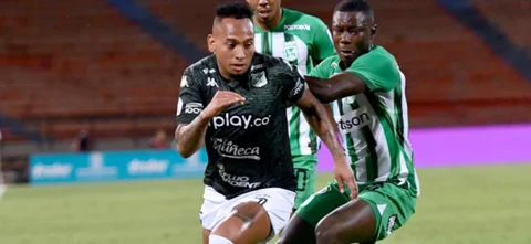 Jarlan Barrera termina contrato con Deportivo Cali en diciembre de 2024 / VizzorImage / Gabriel Aponte