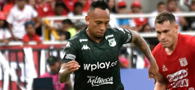 Jarlan Barrera fue una de las figuras de Deportivo Cali ante América / VizzorImage / Luis Ramirez