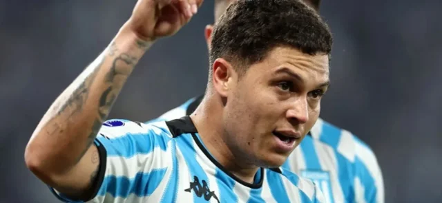 Juan Fernando Quintero marcó doblete en las semis de la Sudamericana / AFP