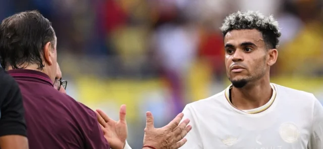 Luis Díaz ha marcado 4 goles en las Eliminatorias Sudamericanas rumbo al Mundial de 2026 / AFP