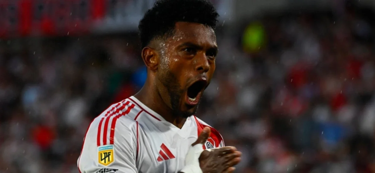 Miguel Borja en River Plate - AFP