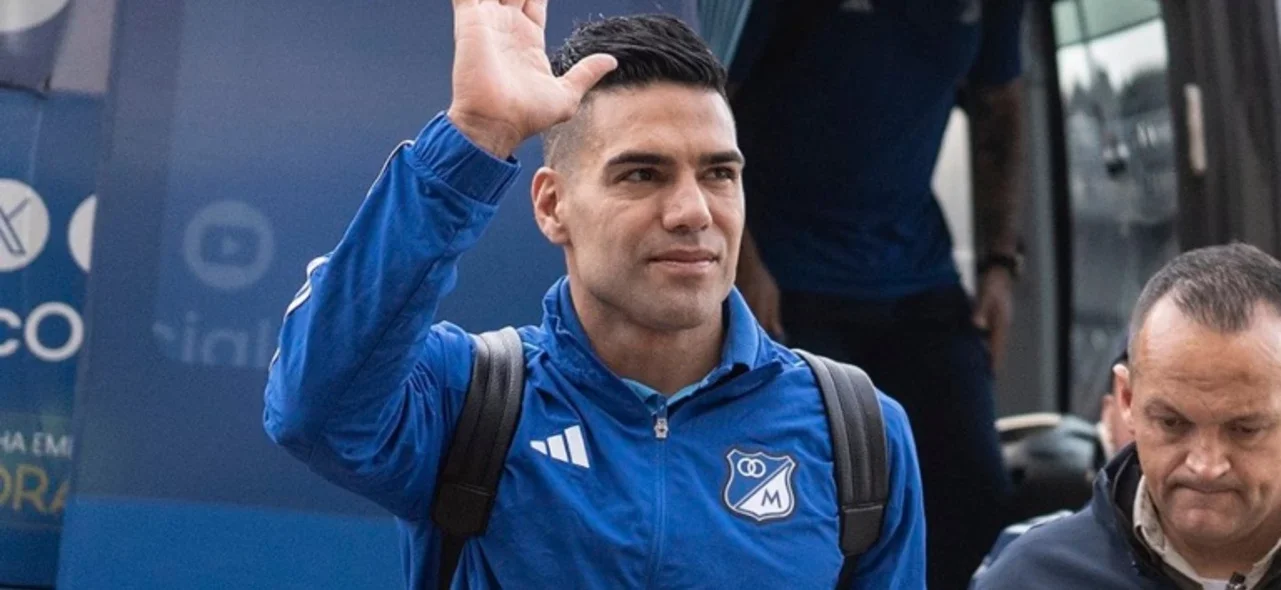 Falcao volvió a jugar en Millonarios tras casi dos meses de ausencia - X: @MillosFCoficial Radamel Falcao García, delantero de Millonarios - X: @MillosFCoficial