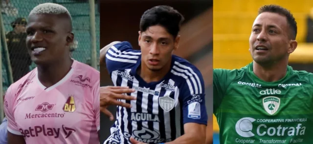 Marlon Torres, Bryan Castrillón y Leiner Escalante - VizzorImage