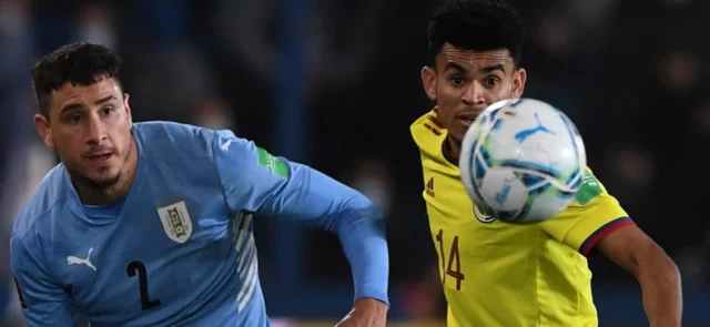 Uruguay vs. Colombia por las eliminatorias - AFP