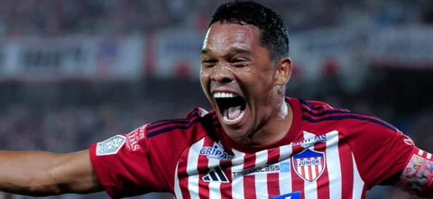 Carlos Bacca anotó 8 goles en el segundo semestre de 2024 con Junior / VizzorImage / Jesus Rico