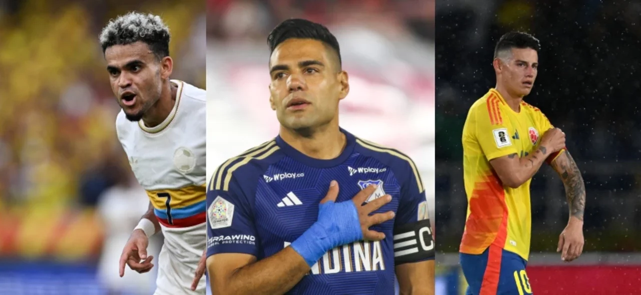 Nuevo negocio entre James, falcao y Luis Díaz - AFP