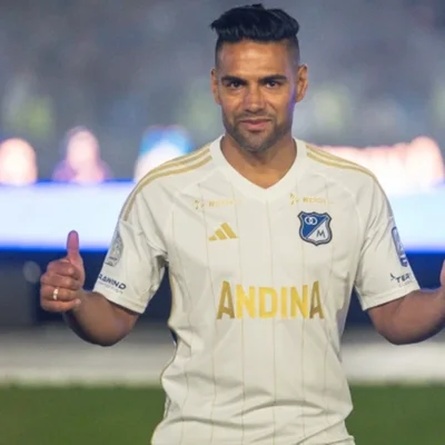 Falcao llegó a Pasto y volvió locos a los hinchas de Millonarios