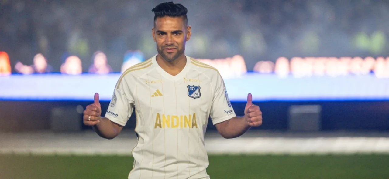 Falcao llegó a Pasto y volvió locos a los hinchas de Millonarios