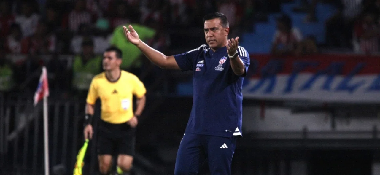 César Farías explicó la derrota de Junior ante Once Caldas. / VizzorImage.