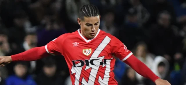 James Rodríguez hizo su primera asistencia con Rayo Vallecano / @RayoVallecano