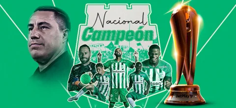 Nacional es campeón de la Copa BetPlay 2024