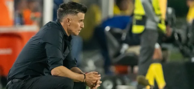 Santa Fe no ha sumado puntos en los cuatro partidos disputados en cuadrangulares / . VizzorImage / Leonardo Castañeda