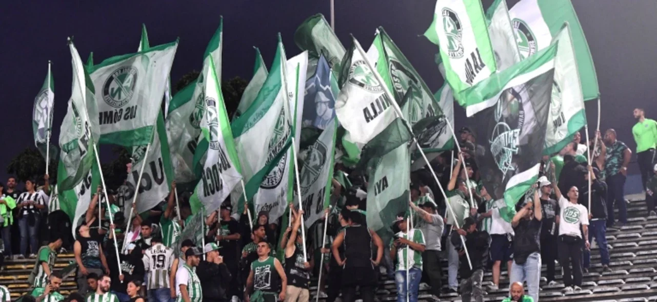 Mira el recibimiento de Atlético Nacional ante América / VizzorImage / Luis Benavides