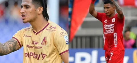 Deportes Tolima y América de Cali tuvieron dos acciones desde el punto penalti / VizzorImage / Gabriel Aponte